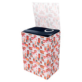 Kuber Industries Washing Machine Cover | Dil Check Print Washing Machine Cover | Soft PVC | Top Load Semi-Automatic Washing Machine Cover | White